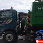 Xe chở rác thùng rời 10 khối Thaco Ollin 700C